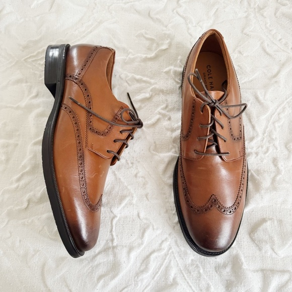 COLE HAAN Bedford Leather Derby Shoes New main image 7